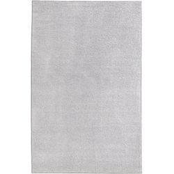 Teppich HANSE HOME "Pure 100 Kurzflor" Gr. 2, grau, B:80cm H:13mm L:150cm, Kunstfaser, Teppiche, Kurzflor, Unifarben, Läufer, Modern, Wohnzimmer, Kinderzimmer, Flur