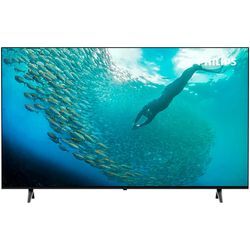 PHILIPS LED-Fernseher, F (A-G), schwarz (mattschwarz), 50, Fernseher