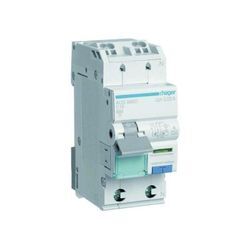 Hager - FI/LS-Schutzschalter 1p+N C16 0,03A 240V a 6kA 2TE ADS966D