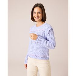 Strickpullover "Pointelle"