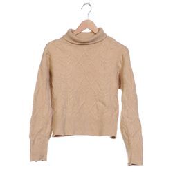 Massimo Dutti Damen Pullover, beige, Gr. 42