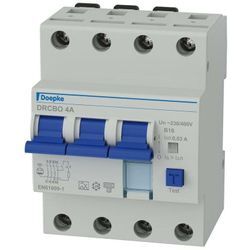 FI/LS-Schutzschalter B16 4p 0,03A a 6kA 4TE 3p 400V DRCBO4B16/0,03/3N-A - Doepke