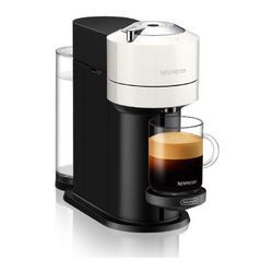 NESPRESSO Kapselmaschine "Vertuo Next ENV 120.W von DeLonghi, White", weiß, B:43,2cm H:14cm T:31,4cm, Kaffeemaschinen