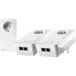 DEVOLO 8824 Magic 2 WiFi 6 Multiroom Kit Powerline Adapter 2400 Mbit/s Kabellos und Kabelgebunden