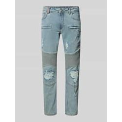 Jeans im Used-Look Modell 'OSCAR'