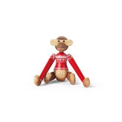 Kay Bojesen - Holz-Affe, Christmas Jumper 2024, mini, Limbaholz / Teakholz /rot