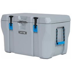 Kunststoff Kühlbox Premium 73 Liter Grau 47x76x47 cm - Lifetime