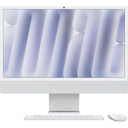 Apple iMac 2024 M4 10-Core-CPU, 10-Core-GPU – 24 GB/512 GB – QWERTY – Silber MCR24N/A