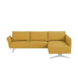 KOINOR Ecksofa Vineto ¦ gelb ¦ Maße (cm): B: 272 H: 83 T: 207