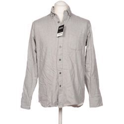 Lands End Herren Hemd, grau, Gr. 15