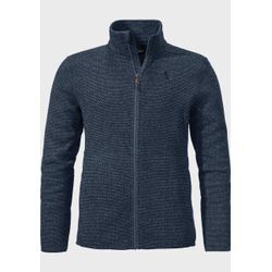 Fleecejacke SCHÖFFEL "Fleece Jacket Aurora M" Gr. 54, blau (8820, blau), Herren, Oberstoff : 100% Polyester, Jacken