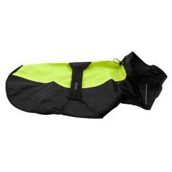 zooplus Exclusive Hundemantel Illume Nite Neon ca.40cm Rückenlänge Atmungsaktiver Schutz vor Wind und Regen