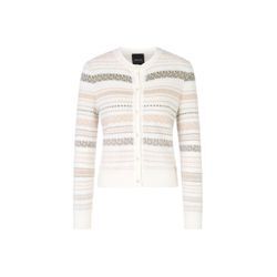 Marc Cain Cardigan Damen Schurwolle gemustert, braun