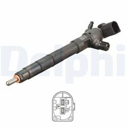 DELPHI Einspritzventil für SKODA VW SEAT AUDI 04L130277AS 04L130277BF 28577054-12B1