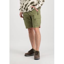 Sweatshorts ALPHA INDUSTRIES "Alpha Industries Men - Shorts Ripstop Jogger Short", Herren, Gr. 3 XL, Normalgrößen, grün (olive), Obermaterial: 100% Baumwolle, Hosen