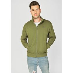 Sweatjacke JCC "310212082", Herren, Gr. 4XL, grün (olive), 60% Baumwolle, 40% Polyester, Sweatjacken