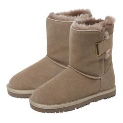 Lammfell Boots grau 40