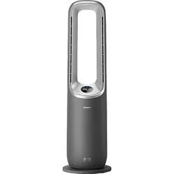 PHILIPS AMF870/15 Air Performer Serie 8000 3 in 1, CADR 270 m3/h, sanfter Schlafmodus Luftreiniger, Ventilator und Heizlüfter Dunkelgrau/Silber (40 Watt, Raumgröße: 168 m3, Vorfilter, HEPA- Aktivkohlefilter)