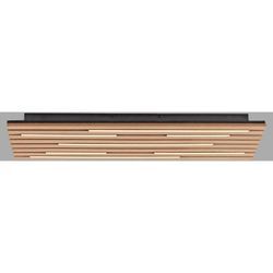 ANDAS Deckenleuchte "Unnestad", braun (holz, natur), 1 flammig, H: 5,70cm, 4 St., Lampen, schwarze LED Diffuser