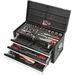 Kstools - ks Tools 1/4+1/2 CHROMEplus Universal-Werkzeug-Satz, 99-tlg. gear