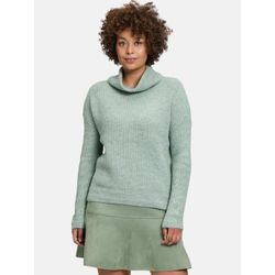 Cartoon Basic-Pullover Damen, mint