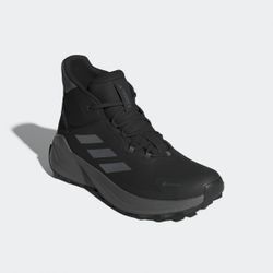 Wanderschuh ADIDAS TERREX "TERREX TRAILMAKER 2.0 MID GORE-TEX", Gr. 41, schwarz (core schwarz, carbon, grau four), Textil, Synthetik, sportlich, Schuhe, wasserdicht