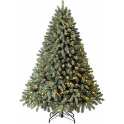 Künstlicher Weihnachtsbaum Vermont Fichte grün 180 cm mit Lichterkette - Evergreen