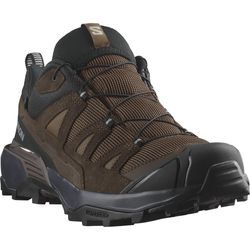 Wanderschuh SALOMON "X ULTRA 360 LEATHER GORE-TEX", Gr. 41, braun (schwarz earth), Nubukleder, Synthetik, sportlich, Schuhe, wasserdicht