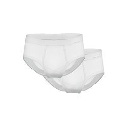 Slip AMMANN "Slip Slips Feinripp 2er Pack", Herren, Gr. XL, weiß, Obermaterial: 100% Baumwolle CO., Unterhosen