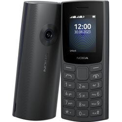 NOKIA Handy "110 2G (2023)", schwarz (charcoal), B:4,94cm H:11,51cm T:1,45cm, Mobiltelefone