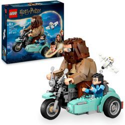 Konstruktionsspielsteine LEGO "Hagrids und Harrys Motorradtour (76443), LEGO Harry Potter", bunt, Spielbausteine, Kinder, Made in Europe