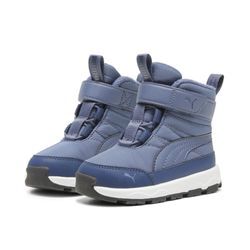 Stiefel PUMA "PUMA Evolve Stiefel Klein Kinder", Kinder, Gr. 22, blau (inky blau persian weiß), Obermaterial: Synthetik, Textil; Futter: Textil; Innensohle: Textil; Laufsohle: Gummi, Schuhe