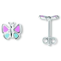 Paar Ohrhänger ONE ELEMENT "Schmetterling Ohrringe Ohrstecker aus 925 Silber", silber, Ohrringe, Damen, Kinder, Silber 925 (Sterlingsilber), Damen Silber Schmuck Schmetterling