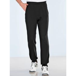 Jogginghose CLASSIC, Herren, Gr. 48, Normalgrößen, schwarz, 100% Baumwolle, meliert, unifarben, lang, Hosen, Topseller