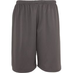 Stoffhose URBAN CLASSICS "Urban Classics Herren Bball Mesh Shorts", Herren, Gr. L, US-Größen, grau, 100% Polyester, unifarben, loose fit, Hosen