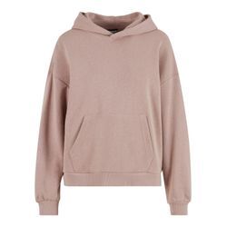 Kapuzenpullover URBAN CLASSICS "Urban Classics Ladies Light Terry Oversized Hoodie", Damen, Gr. 4XL, rosa (duskrose), 70% Baumwolle, 30% Polyester, unifarben, casual, oversize, ohne Ausschnitt, Langarm, Pullover