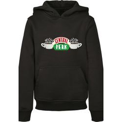 Hoodie F4NT4STIC "F4NT4STIC Kinder Friends Central Perk -BLK with Basic Kids Hoody", Jungen, Gr. 110/116, schwarz, 65% Baumwolle, 35% Polyester, unifarben, ohne Ausschnitt, Langarm, Sweatshirts Sweatshirt