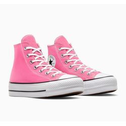 Sneaker CONVERSE "CHUCK TAYLOR ALL STAR LIFT PLATFORM", Gr. 37,5, pink, Textil, sportlich, Schuhe