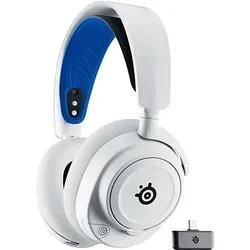 STEELSERIES Arctis Nova 7P White, Over-ear Gaming Headset Bluetooth Weiß