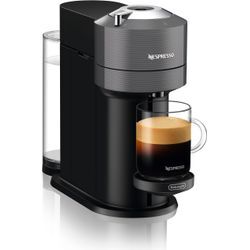 NESPRESSO Kapselmaschine "Vertuo Next ENV 120.GY von DeLonghi, Dark Grey", grau, B:43,2cm H:14cm T:31,4cm, Kaffeemaschinen