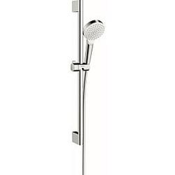 hansgrohe Crometta 1jet Brauseset 26554400 weiss chrom, green 6 l/min, 65 cm Stange