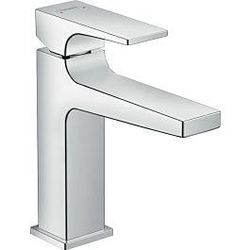 hansgrohe Metropol 110 Waschtisch-Einhebelmischer 32506000 5 l/min, mit Hebelgriff und Zugstangen-Ablaufgarnitur, chrom