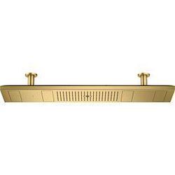 hansgrohe Axor ShowerHeaven Kopfbrause 1200 4jet Axor 12423250 Brushed Gold Optik, mit Lichtm. 5000 K