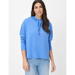 Brax Damen Hoodie Style BEEsapphire blue, Blau, Gr. 34