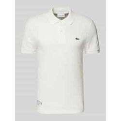 Slim Fit Poloshirt mit Label-Patch