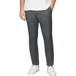 Chinohose S.OLIVER, Herren, Gr. 31, Länge 32, grau (anthrazit), Obermaterial: 65% Polyester, 17% Viskose, 16% Baumwolle, 2% sonstige Fasern, unifarben, casual, regular fit knöchelfrei, Hosen, mit Webstruktur