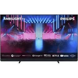 PHILIPS OLED-Fernseher "65OLED909/12", F (A-G), schwarz, 65, Fernseher