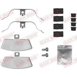 QUICK BRAKE Zubehörsatz, Scheibenbremsbelag vorne rechts links für AUDI 109-1880