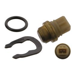 FEBI BILSTEIN Sensor, Kühlmitteltemperatur mit Dichtung weiß 20mm für SKODA VW SEAT AUDI 191919369A 191919369AS1 33888