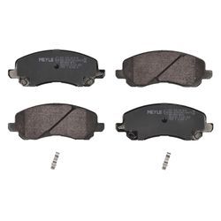 MEYLE Bremsbelagsatz, Scheibenbremse MEYLE-ORIGINAL Quality vorne rechts links für MITSUBISHI PEUGEOT JEEP DODGE CITROËN LANCIA CHRYSLER K05191229AA